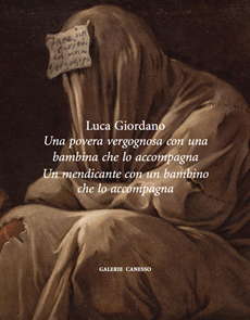 Luca Giordano - Una povera vergognosa con una bambina che lo accompagna. Un mendicante con un bambino che lo accompagna